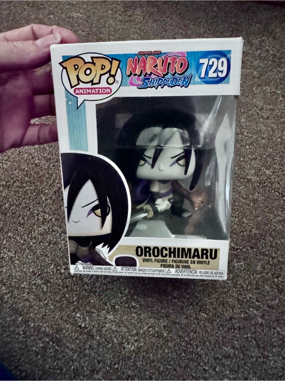 Funko Pop! Animation Naruto Shippuden Orochimaru Vinyl Figure - Black & Purple